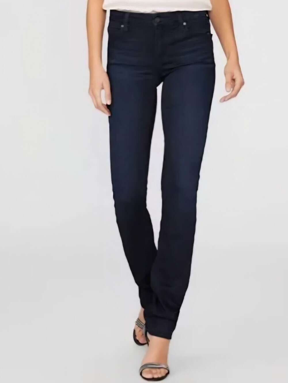 PAIGE Skyline Straoght Leg Jeans Mid Rise Dark Wash Size 29 Classic Coastal